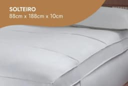 Pillow Top Premium Solteiro Macio Altura 10cm Macio Altihaus 88x35x188