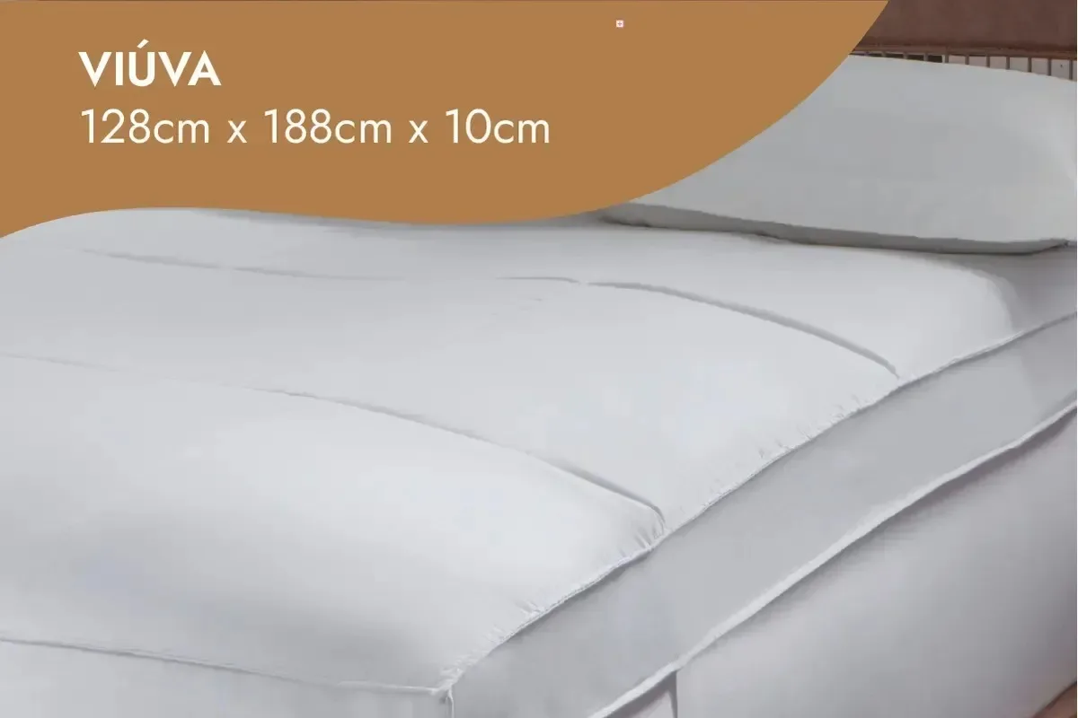 Pillow Top Premium Viúva Altura 10cm Macio 128x188 Altihaus
